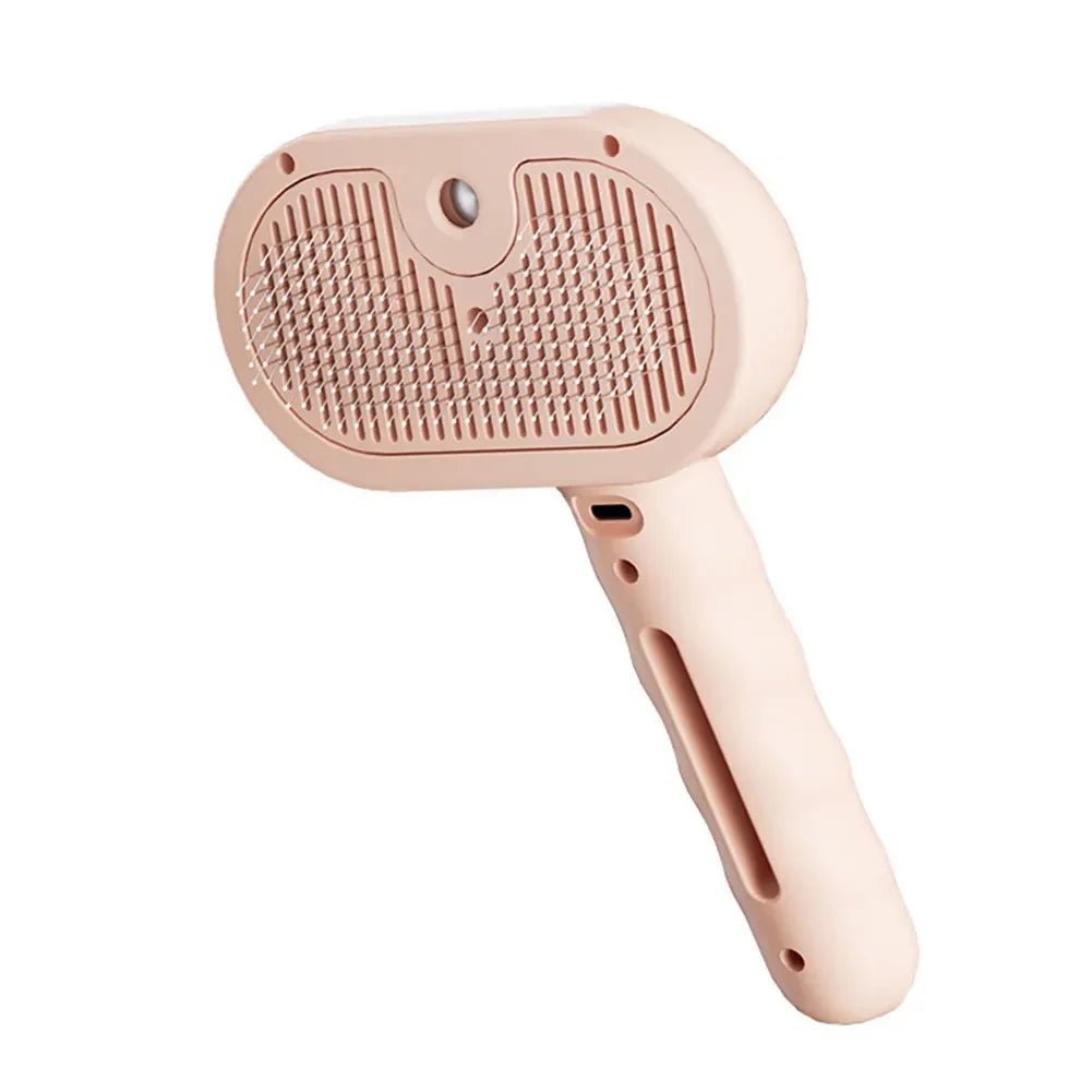 Pet Grooming Combo: Cat Steam Brush & Hair Removal Comb - silverfoxgoods